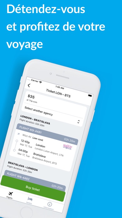 Screenshot #3 pour Vols pas chers billets d'avion