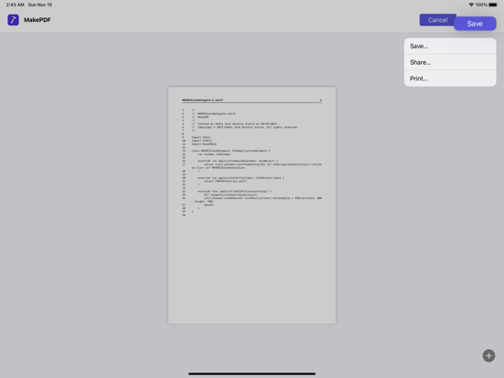 Screenshot #5 pour MakePDF: Document Merger