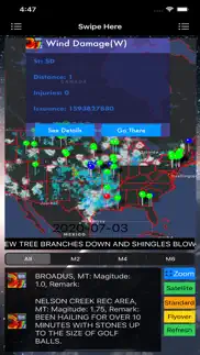 instant noaa storm lite iphone screenshot 1