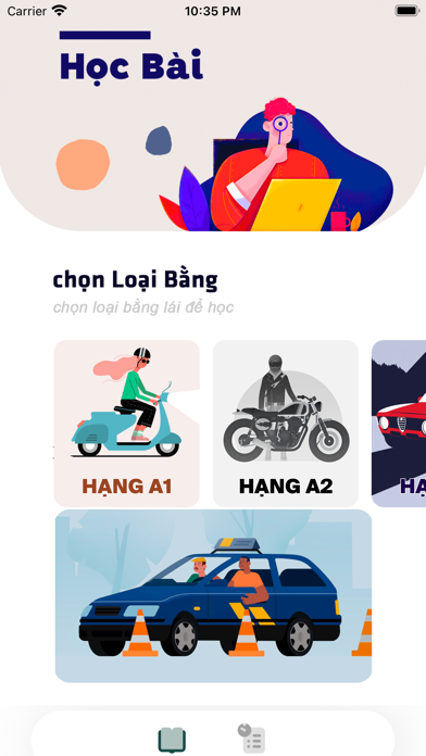 Screenshot #1 pour Học Thi Lái Xe