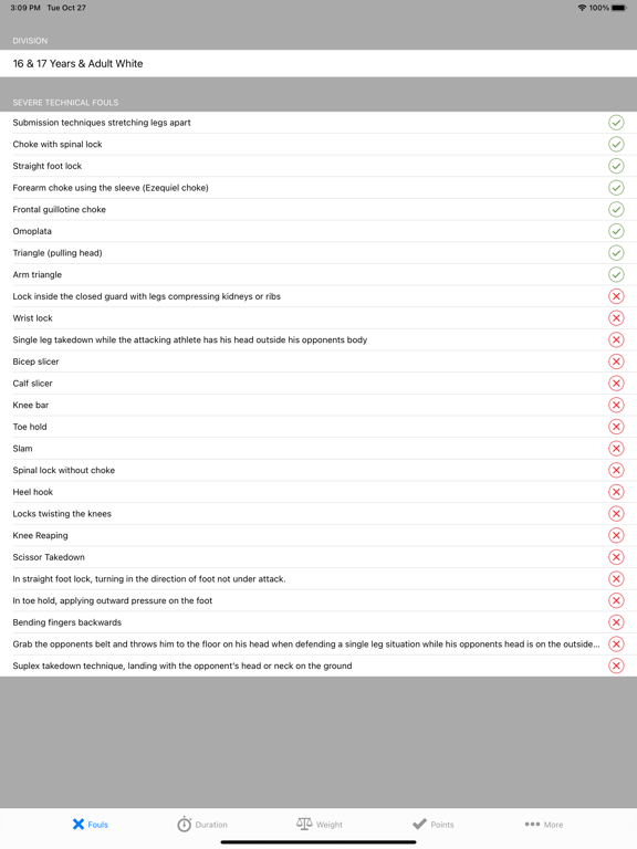 Screenshot #4 pour IBJJF Rules