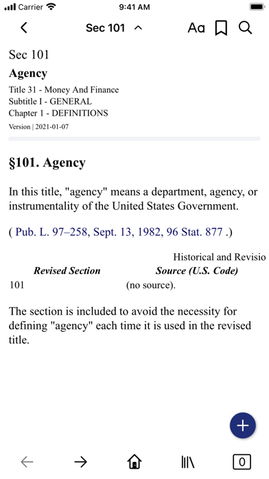 USC 31 - Money And Finance Screenshot