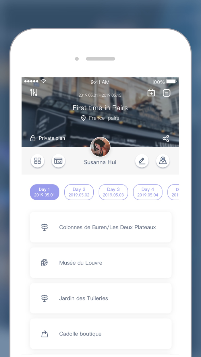 Tripiday - Travel Planner App