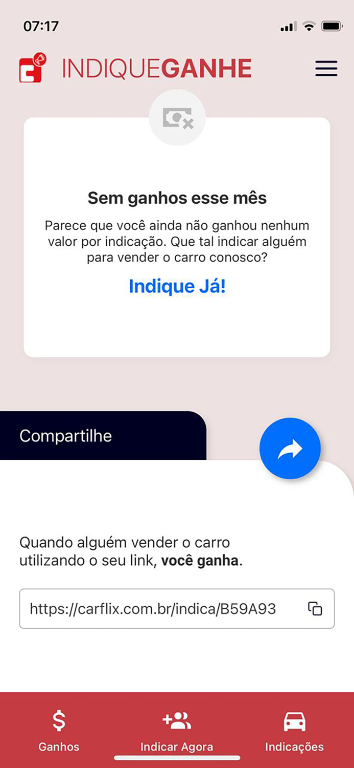 Carflix Indique e Ganhe