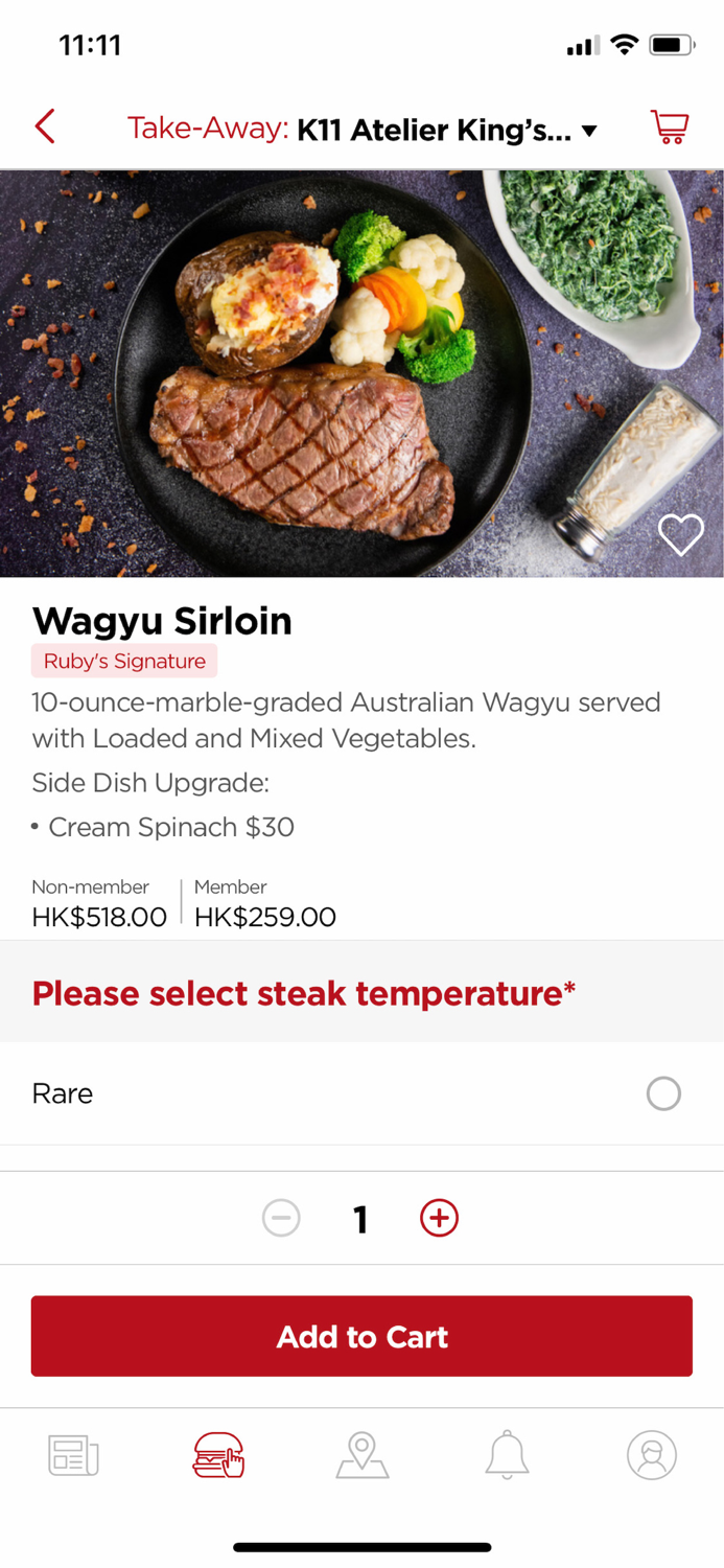 Ruby Tuesday Hong Kong