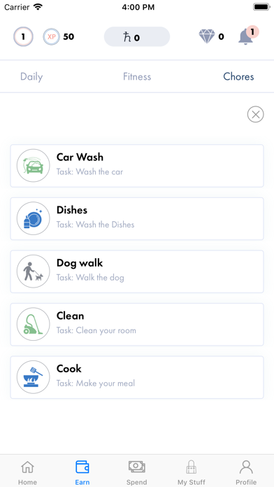 Harmoney Digital Wallet Screenshot