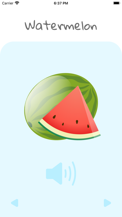 Fruits Learning For Kids Screenshot