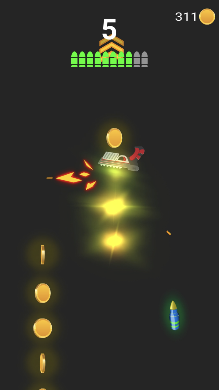 Space Gun Jump Flip Simulator