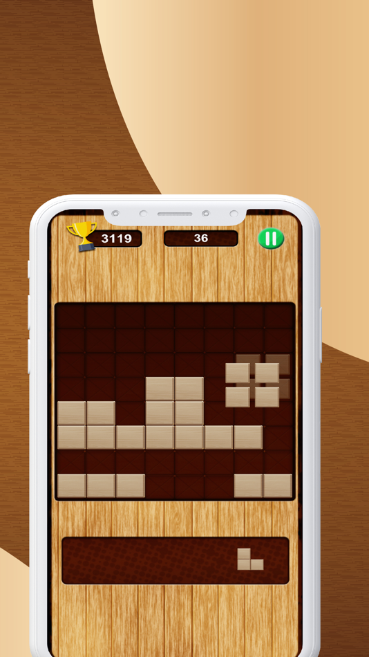 #5. Wood Block Brain Puzzle Game (iOS) 来自: Loyal Foundry, Inc.