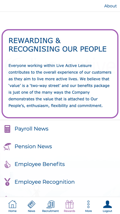 Live Active - Our People Screenshot