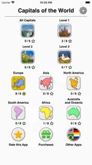 capitals of the world - quiz iphone screenshot 3