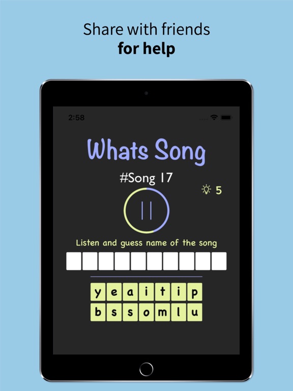 Screenshot #6 pour Whats Song -wacky music trivia
