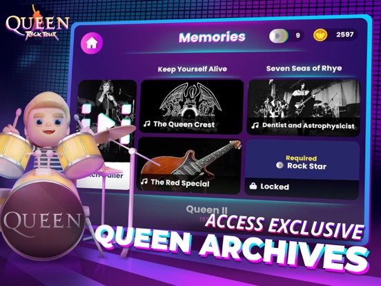 Queen: Rock Tour iPad app afbeelding 7