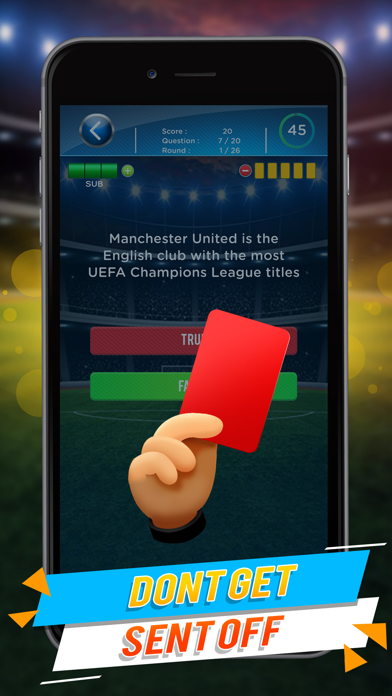 Soccer Lifestyle Trivia Screenshot