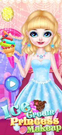 Game screenshot Макияж принцессы мороженого mod apk