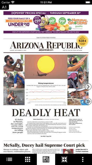 The Arizona Republic eEdition Screenshot