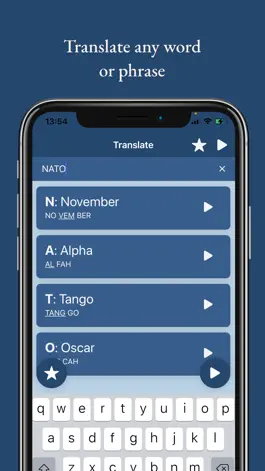 Game screenshot Learn NATO Phonetic Alphabet apk