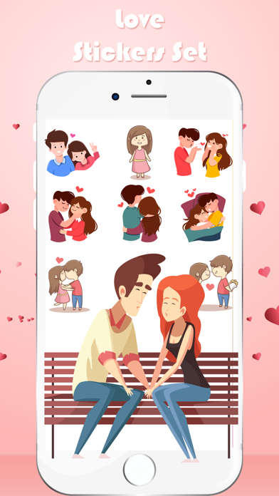 Valentine's Couple Stickers Screenshot