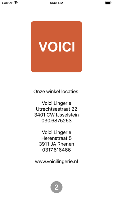 Voici Lingerie Screenshot