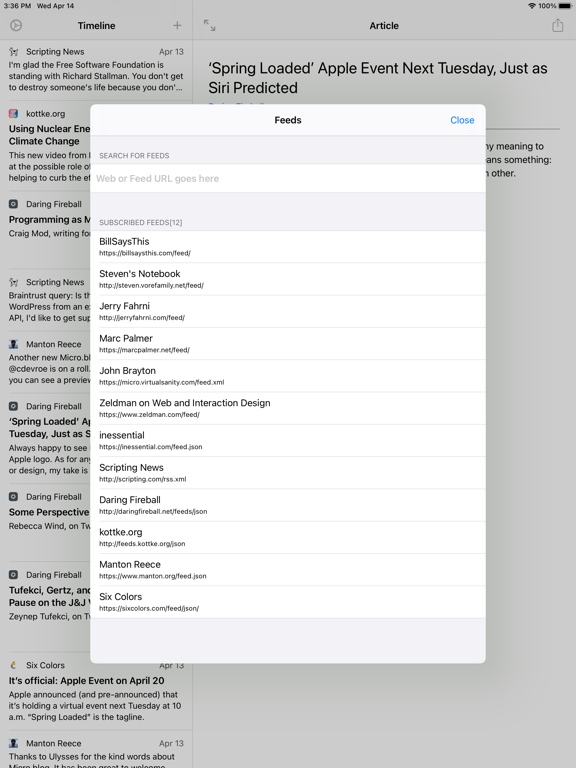 Screenshot #5 pour Stream - A Feed Reader