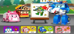 Robocar Poli SketchBook Game screenshot #1 for iPhone