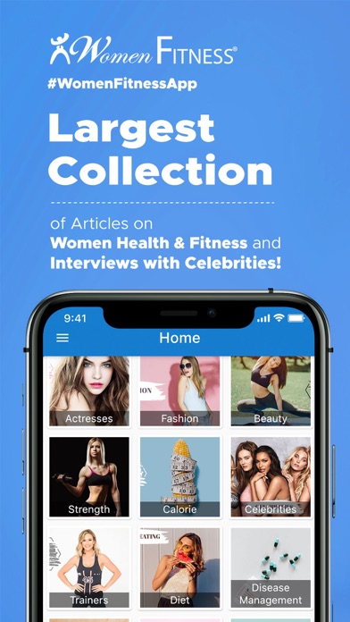 Woman Fitness Magazine Screenshot