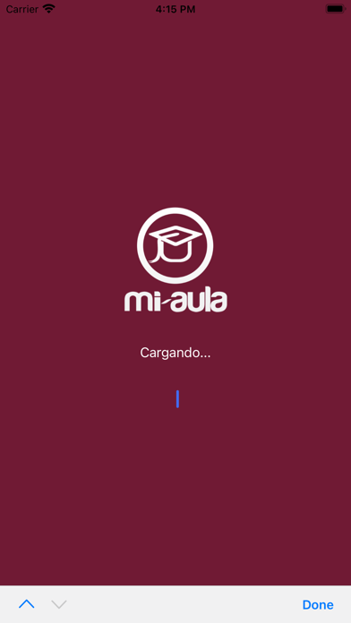 Mi Aula Docentes Screenshot