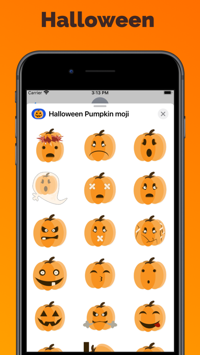 Halloween - Pumpkin stickers Screenshot