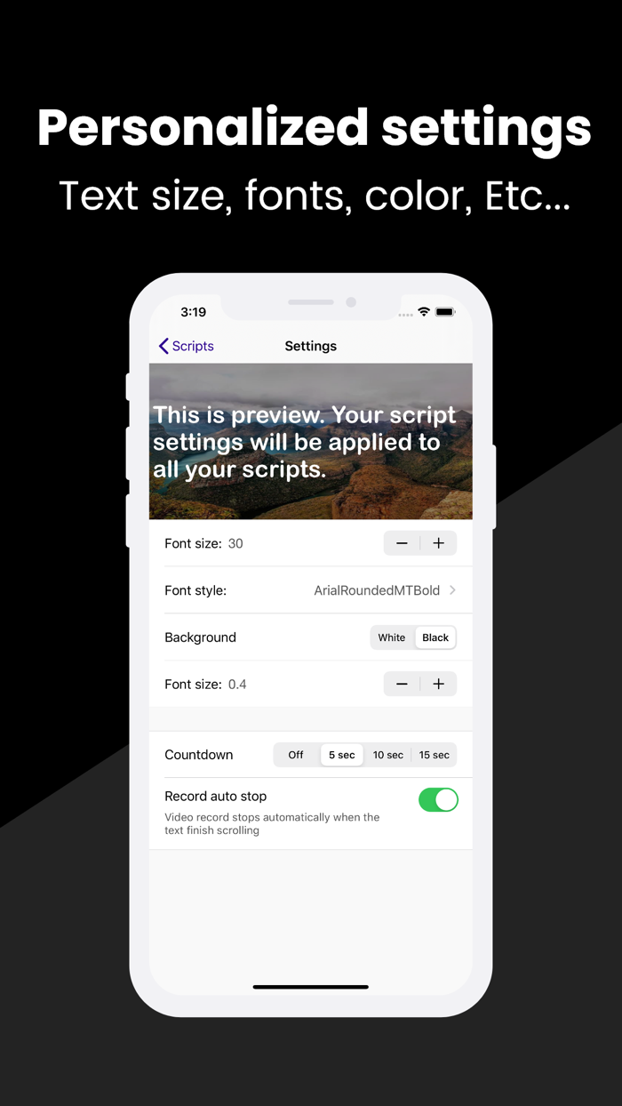 Teleprompter and Video