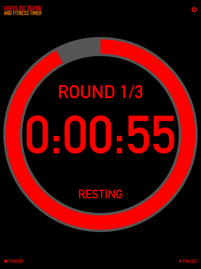 Lights Out Boxing Timer