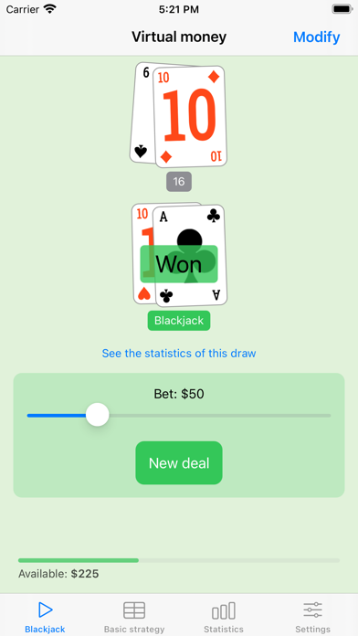 Blackjack's Secret Screenshot