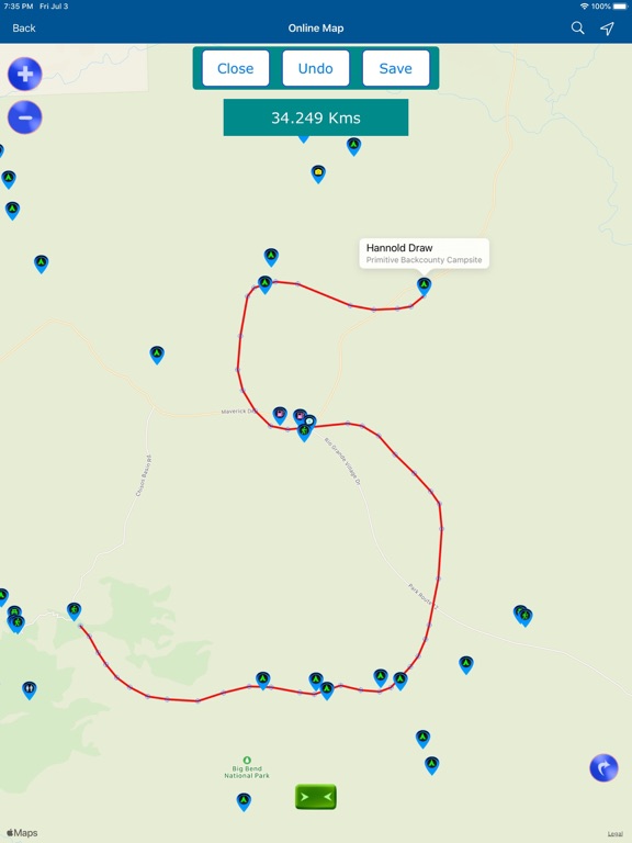 Screenshot #5 pour Big Bend National Park Map