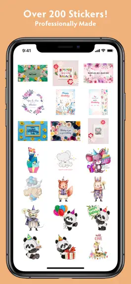 Game screenshot Birthday Stickers #1 apk