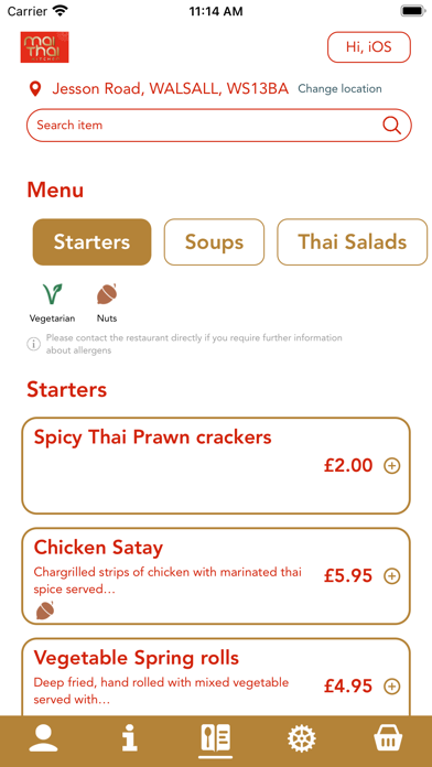 Mai Thai Kitchen Screenshot