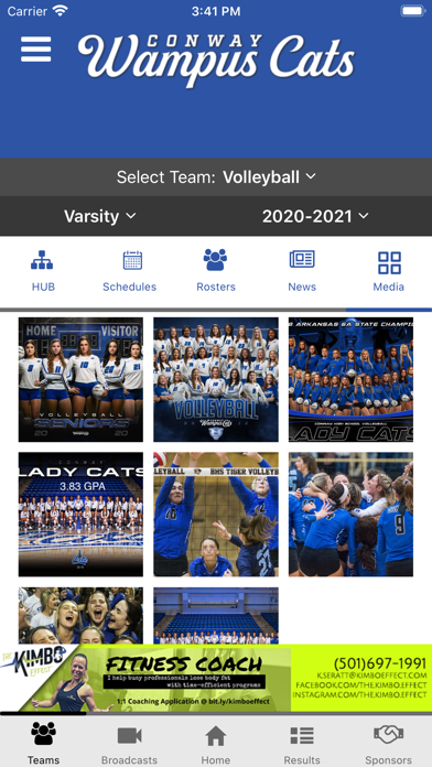 Conway Wampus Cats Athletics Screenshot