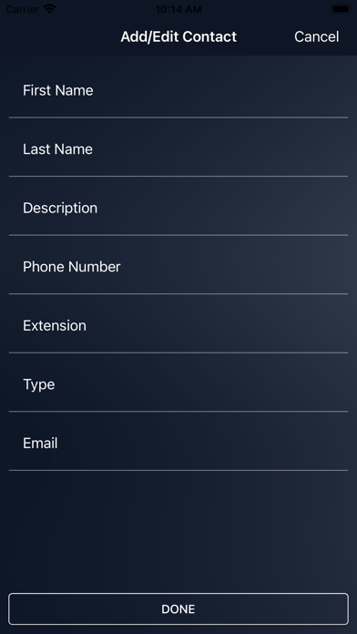 Rural Gas Customer Application Screenshot