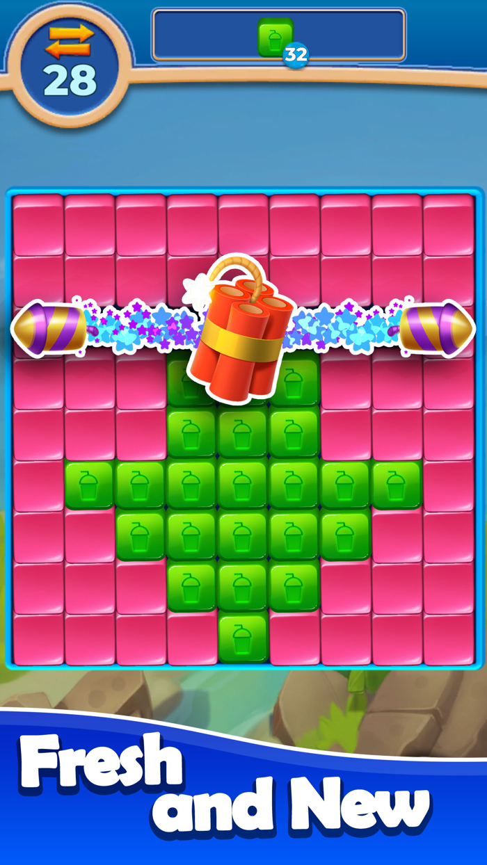Cube Blast Match Pop Puzzle