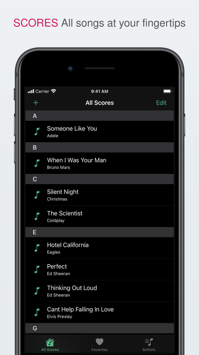 Guitar Scores Screenshot