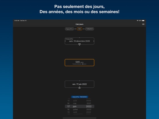 Screenshot #5 pour Calc jours