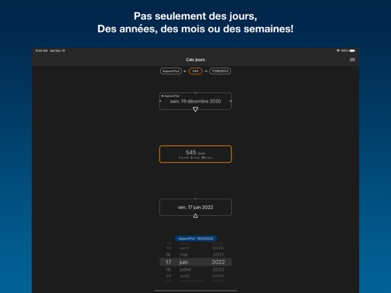 Screenshot #5 pour Calc jours