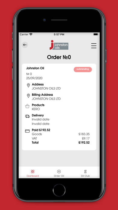 Johnston Oils Screenshot