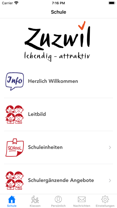 Schule Zuzwil Screenshot