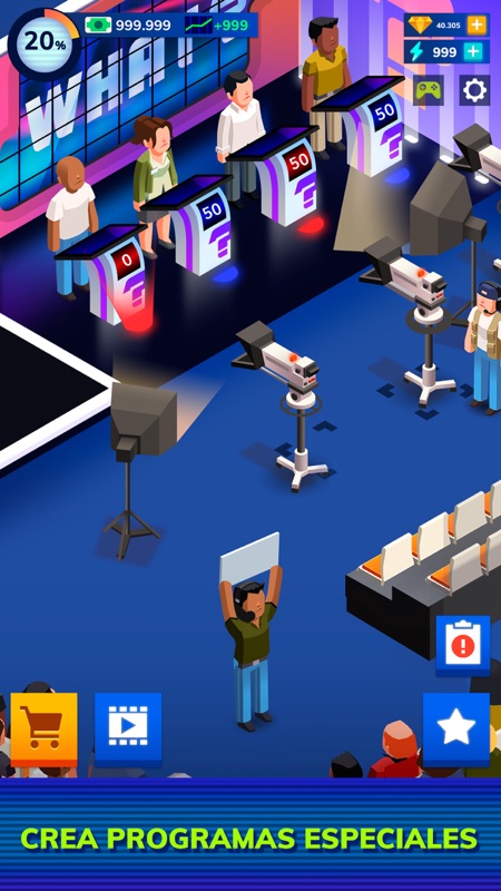 TV Empire Tycoon - Juego Idle screenshot 3