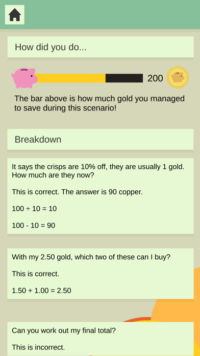 ProFiLE Financial Literacy Screenshot