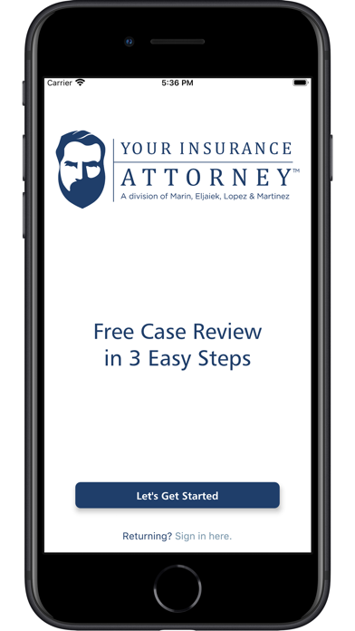 Your Insurance Attorney Screenshot