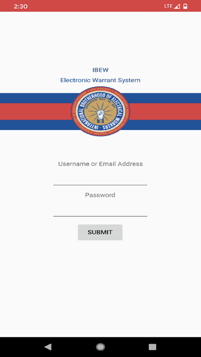 IBEW EWS Screenshot