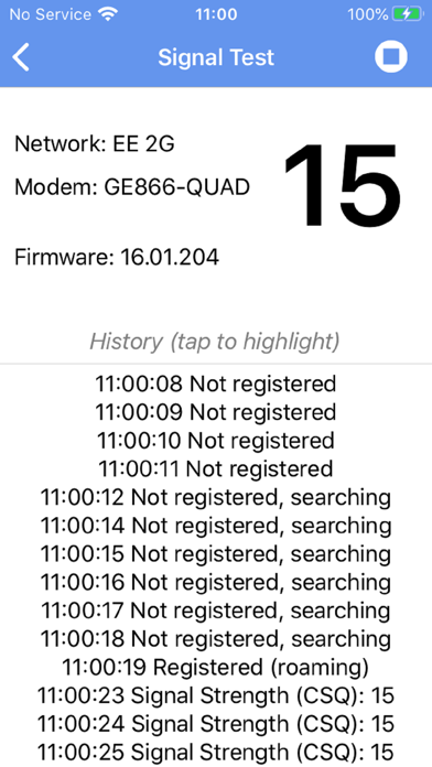 HWM IDT App Screenshot