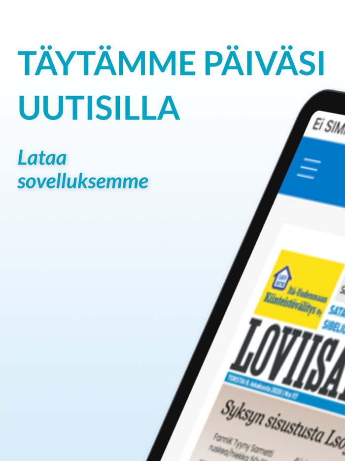 Loviisan Sanomat päivän lehti