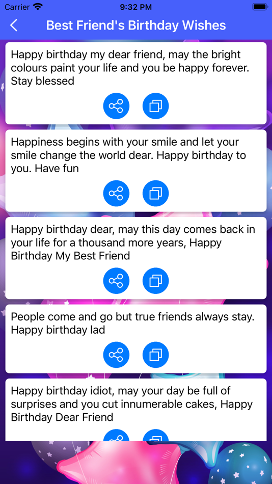 Happy Birthday Wishes! - 1.1 - (iOS)