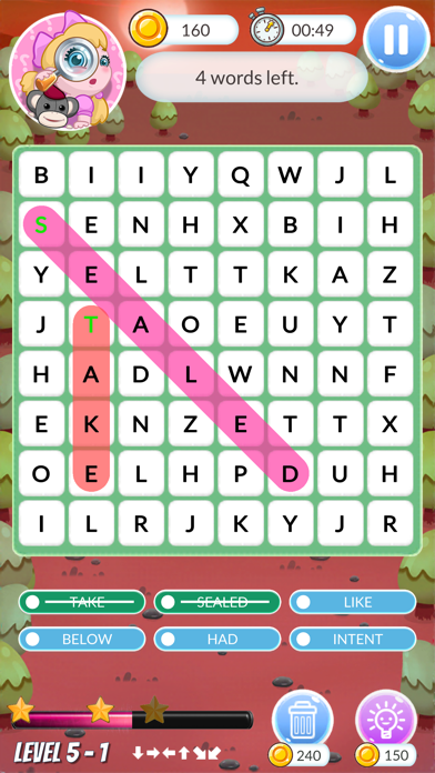 Word search find hidden wordsのおすすめ画像1